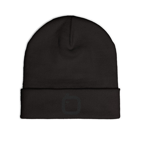 GloFlo Cozy Knit Beanie with Custom Embroidery | Winter Hat, Streetwear Style, Gift for Him/Her, Outdoor Accessories, Fashionable Winter Wear