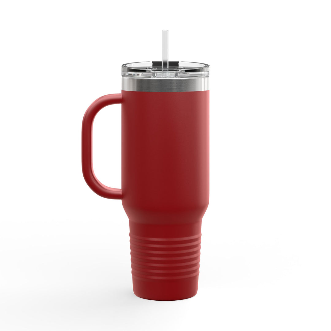 GloFlo Insulated Travel Mug, 40oz - Perfect for Coffee Lovers on the Go, Gift for Travelers, Mothers Day, Work, Camping, Eco-Friendly!
