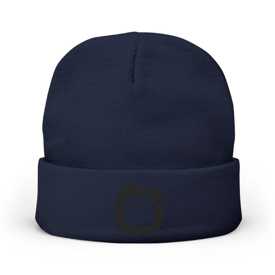 GloFlo Cozy Knit Beanie with Custom Embroidery | Winter Hat, Streetwear Style, Gift for Him/Her, Outdoor Accessories, Fashionable Winter Wear