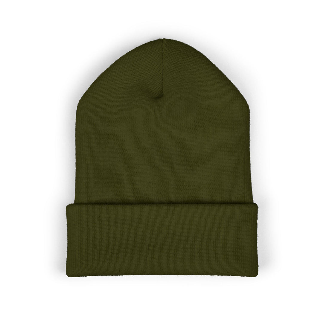 KORFYR Classic Cuffed Beanie - Cozy Embroidered Hat for Winter, Fashion Accessory, Streetwear Style, Gift for Him/Her, Casual Headwear
