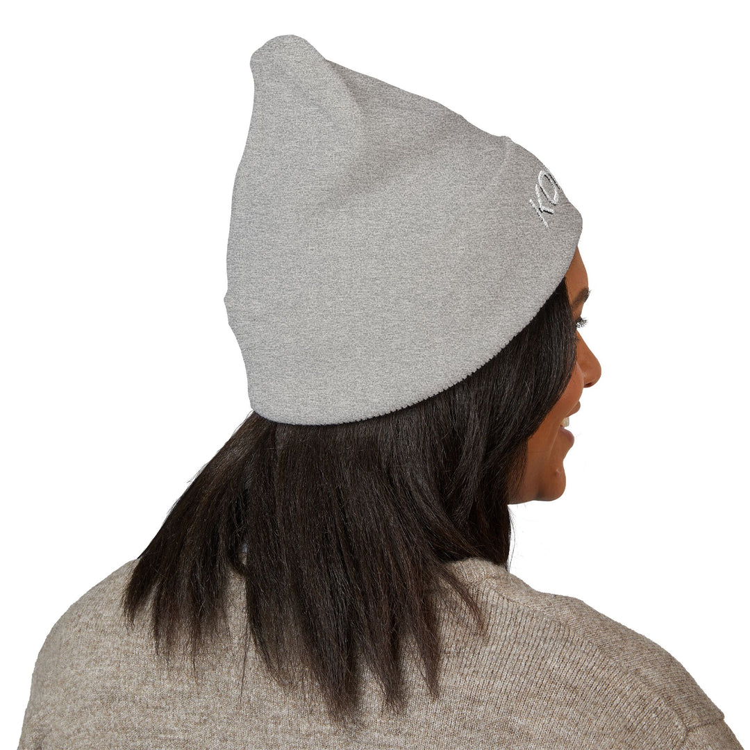 KORFYR Classic Cuffed Beanie - Cozy Embroidered Hat for Winter, Fashion Accessory, Streetwear Style, Gift for Him/Her, Casual Headwear