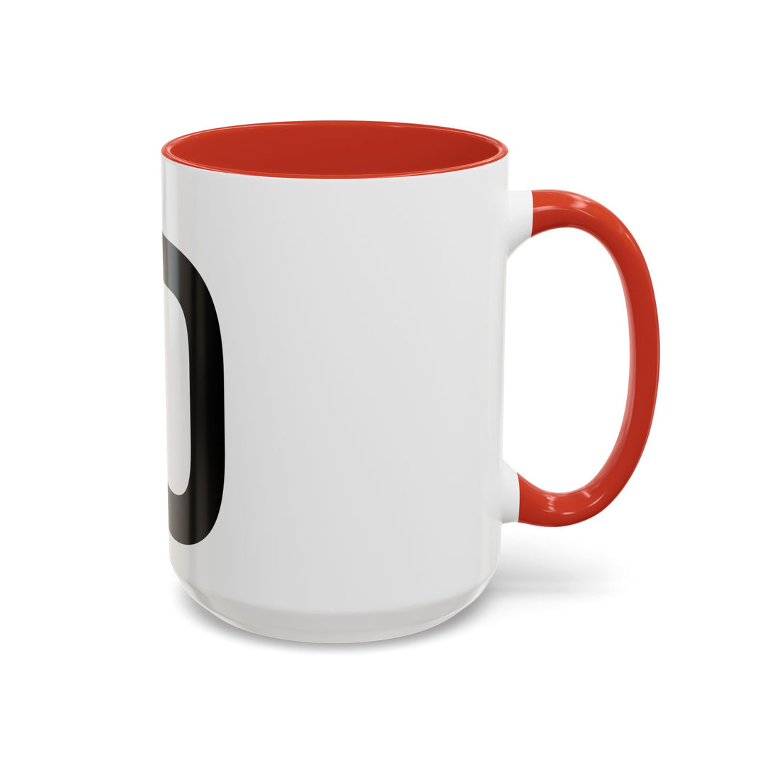 GloFlo Accent Coffee Mug, Black-Handled Mug, Personalized Coffee Cup, Chai Mug, Gift for Coffee Lovers, Ceramic Drinkware