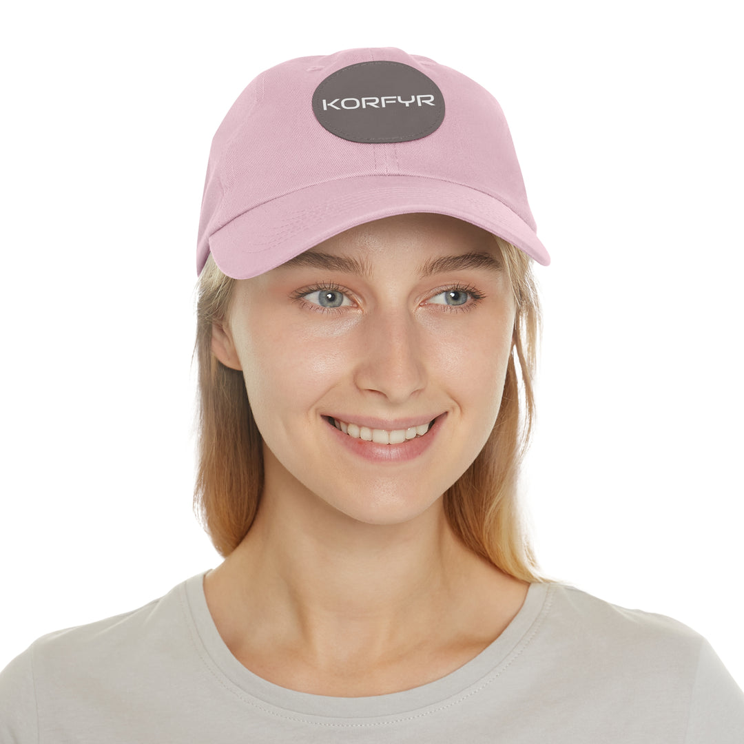 KORFYR Stylish Dad Hat with Leather Patch, Casual Sports Cap, Father’s Day Gift, Summer Accessory, Outdoor Fashion