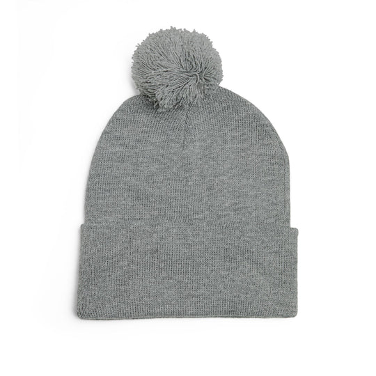 Cozy Pom-Pom Knit Cap | Embroidered Beanie, Winter Accessory, Gifts for Her, Ski Hat, Trendy Knitwear