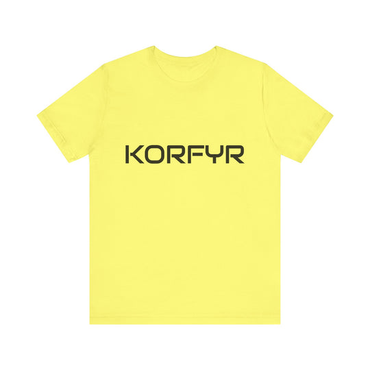 KORFYR Stylish Unisex Jersey Tee - Modern Graphic Tee for Casual Wear, Gifts, Everyday Use, Music Lovers, Trendy Outfit