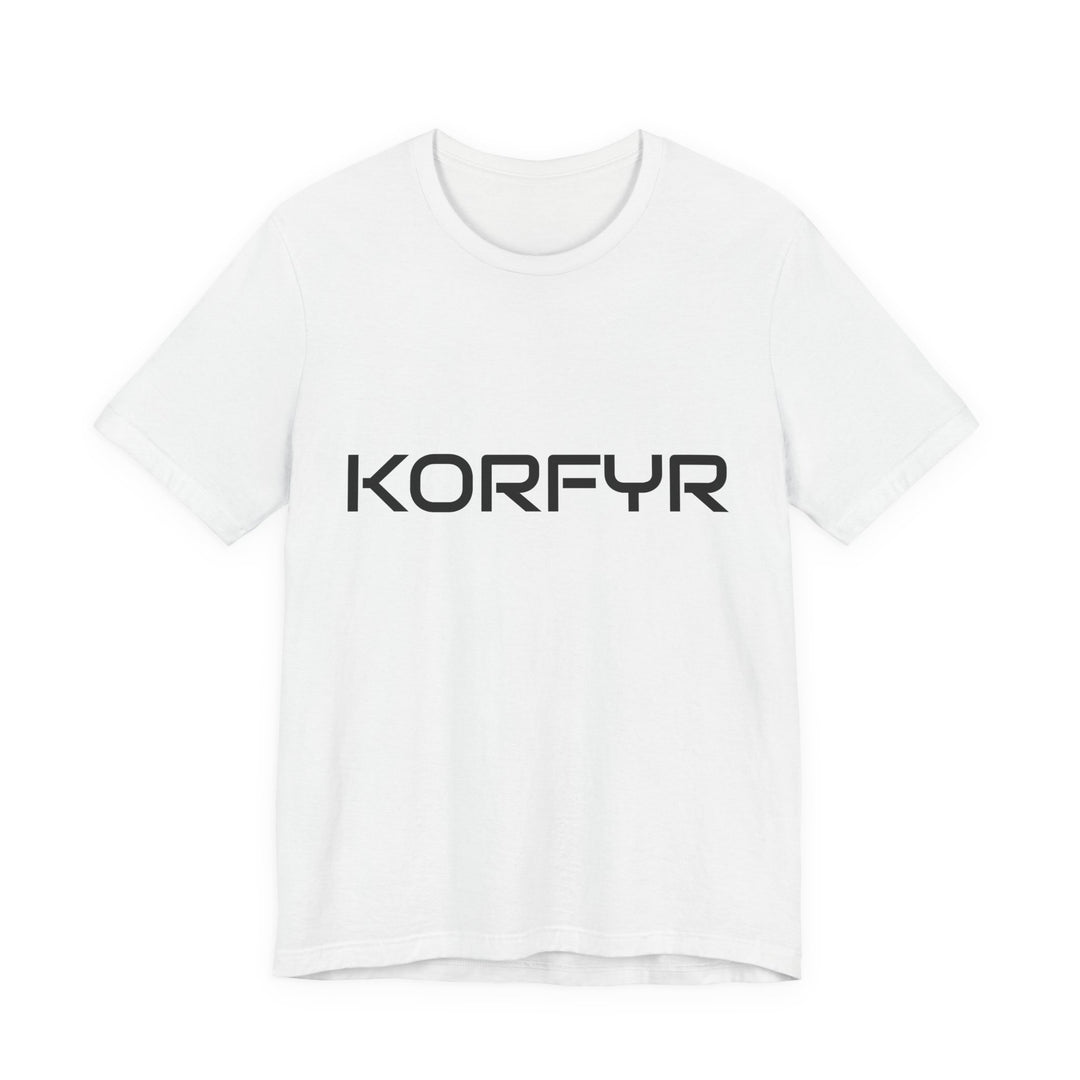 KORFYR Stylish Unisex Jersey Tee - Modern Graphic Tee for Casual Wear, Gifts, Everyday Use, Music Lovers, Trendy Outfit