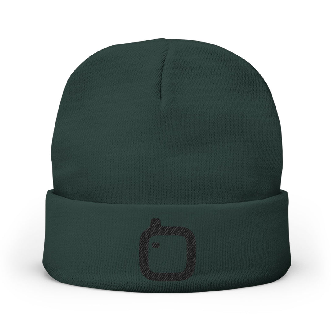 GloFlo Cozy Knit Beanie with Custom Embroidery | Winter Hat, Streetwear Style, Gift for Him/Her, Outdoor Accessories, Fashionable Winter Wear