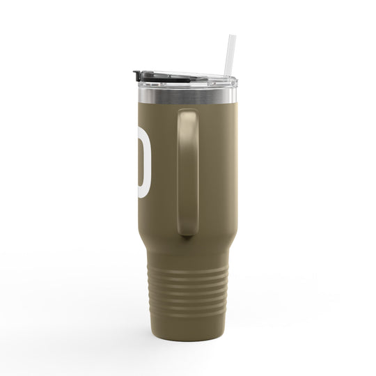 GloFlo Insulated Travel Mug, 40oz - Perfect for Coffee Lovers on the Go, Gift for Travelers, Mothers Day, Work, Camping, Eco-Friendly!