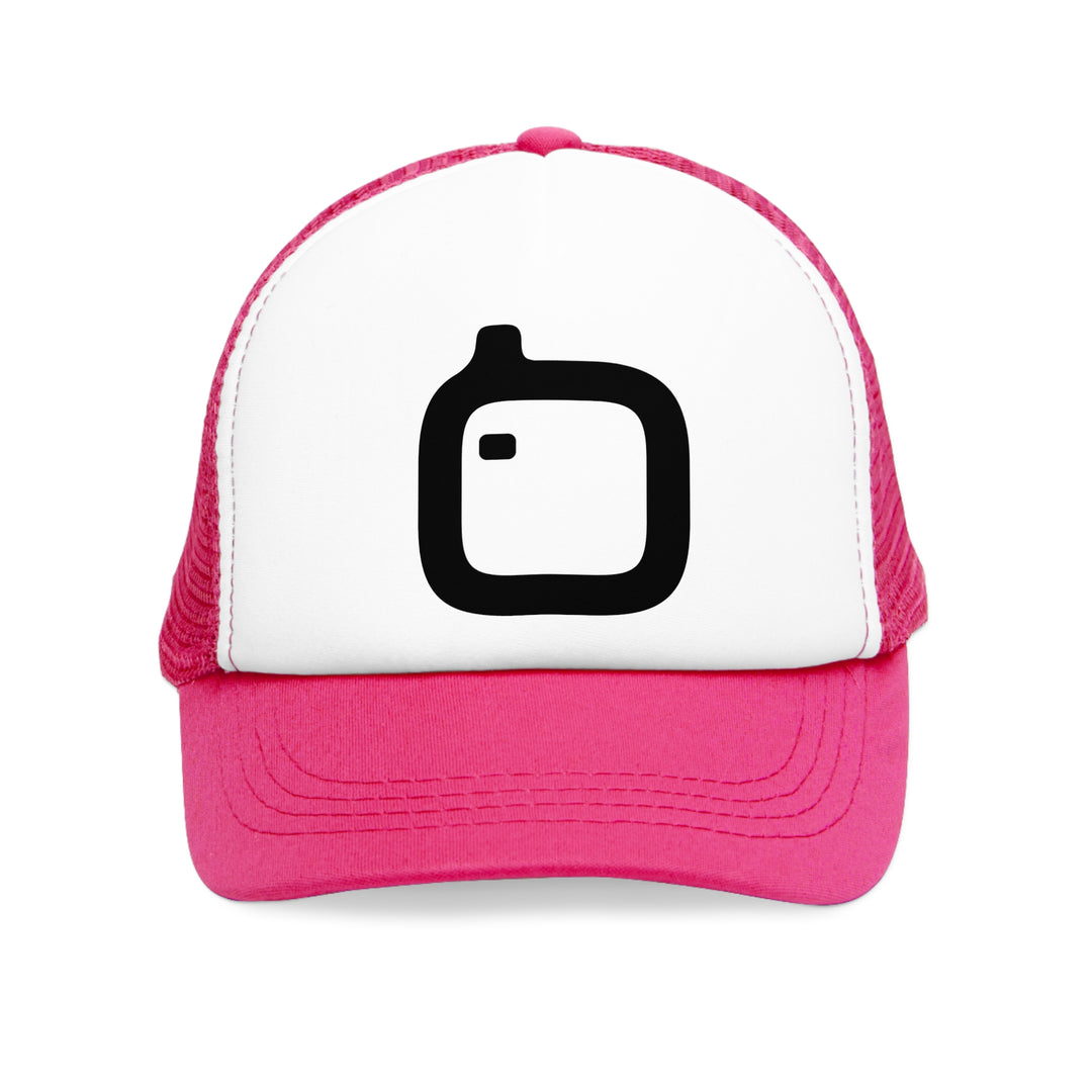 GloFlo Stylish Mesh Cap with Icon, Trendy Trucker Hat for Summer, Outdoor Activities, Casual Wear, Gift for Hat Lovers, Festival Accessory