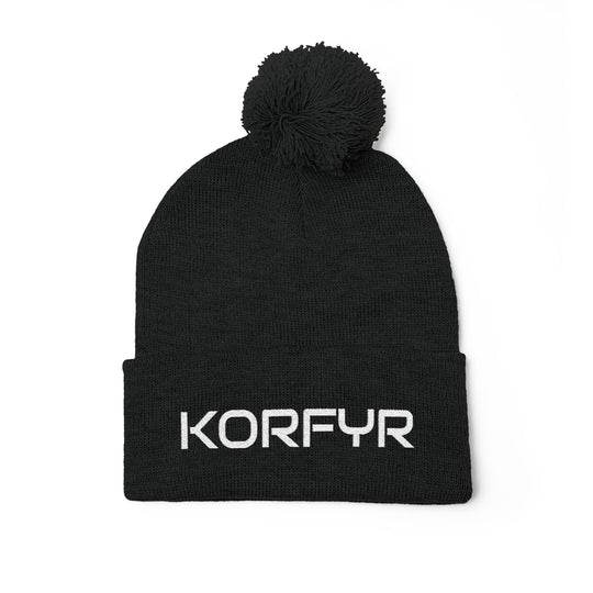 Cozy Pom-Pom Knit Cap | Embroidered Beanie, Winter Accessory, Gifts for Her, Ski Hat, Trendy Knitwear