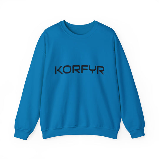 Chic KORFYR Unisex Crewneck Sweatshirt, Casual Layering Essential, Cozy Gift for Friends, Stylish Everyday Wear, Perfect for Any Occasion
