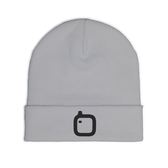 GloFlo Cozy Knit Beanie with Custom Embroidery | Winter Hat, Streetwear Style, Gift for Him/Her, Outdoor Accessories, Fashionable Winter Wear
