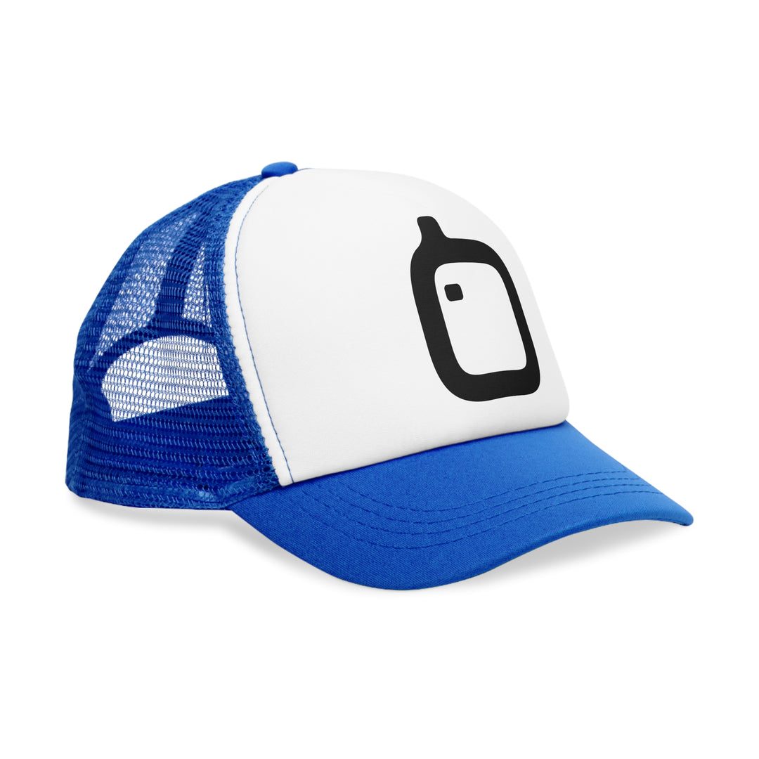 GloFlo Stylish Mesh Cap with Icon, Trendy Trucker Hat for Summer, Outdoor Activities, Casual Wear, Gift for Hat Lovers, Festival Accessory